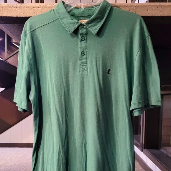 Volcom polo shirt, size L, light green - Picture 1 of 4
